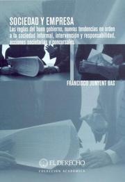 Cover of: Sociedad y Empresa by Francisco Junyent Bas