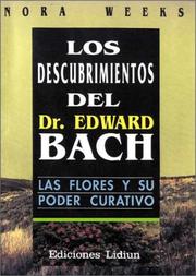 Cover of: Descubrimientos del Dr. Edward Bach by Nora Weeks