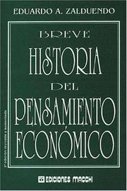 Cover of: Breve Historia del Pensamiento Economico