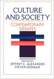 Cover of: Culture and society: contemporary debates