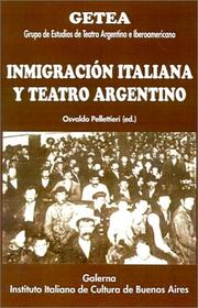 Cover of: Inmigracion Italiana Y Teatro Argentino