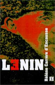 Cover of: Lenin by Hélène Carrère d'Encausse, Hélène Carrère d'Encausse