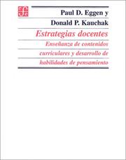 Cover of: Estrategias Docentes by Kauch P. Eggen, Donald P. Kauchak