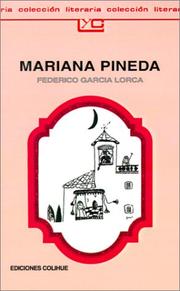 Cover of Mariana Pineda by Federico García Lorca