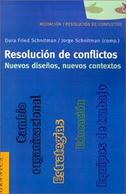 Cover of: Resolucion De Conflictos: Nuevos Disenos, Nuevos Contextos