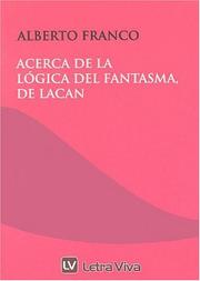 Cover of: Acerca de La Logica del Fantasma de Lacan