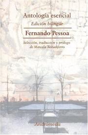 Cover of: Antologia Esencial Edicion Bilingue by Fernando Pessoa