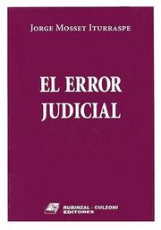 Cover of: El Error Judicial by Jorge Mosset Iturraspe