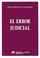 Cover of: El Error Judicial