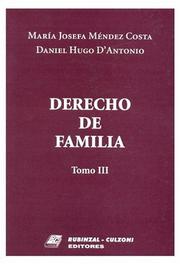 Cover of: Derecho de Familia