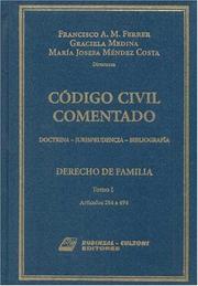 Cover of: Codigo Civil Comentado Derecho de Familia Tomo I