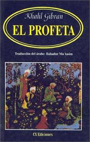 Cover of: Profeta, El by Kahlil Gibran