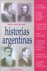 Cover of: Historias Argentinas
