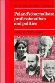 Cover of: Poland's journalists: professionalism and politics