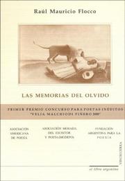 Cover of: Las Memorias del Olvido by Raul Mauricio Flocco