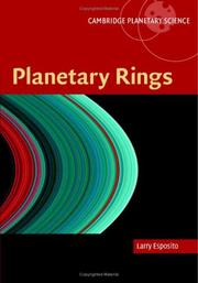 Cover of: Planetary Rings (Cambridge Planetary Science) by Larry W. Esposito