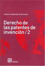 Cover of: Derecho de Las Patentes de Invencion II