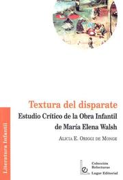 Cover of: Textura del Disparate by Alicia E. Origgi de Monge