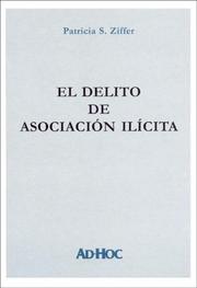 Cover of: El Delito de La Asociacion Ilicita