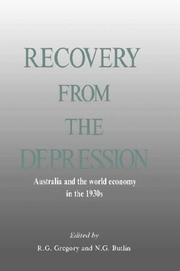 Cover of: Recovery from the depression by edited by R.G. Gregory and N.G. Butlin.