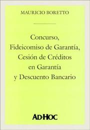 Cover of: Concurso, Fideicomiso de Garantia, Cesion de Creditos En Garantia y Descuento Bancario