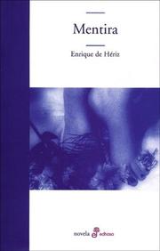 Cover of: Mentira (Edhasa Literaria) by Enrique de Hériz