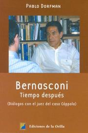 Cover of: Bernasconi Tiempo Despues by Pablo Dorfman