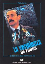 Cover of: La Verguenza de Todos by Pablo Llonto