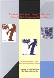 Cover of: The Jurisprudence of Human Rights Law: A Comparative Interpretive Approach