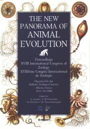 Cover of: New Panorama of Animal Evolution by A. Legakis