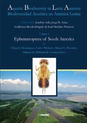 Cover of: Ephemeroptera of South America (Aquatic Biodiversity of Latin America)