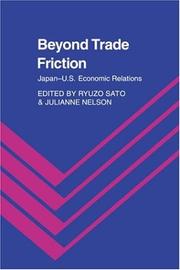Cover of: Beyond trade friction by edited by Ryuzo Sato and Julianne Nelson.