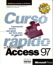 Cover of: MS Access 97 Curso Rapido