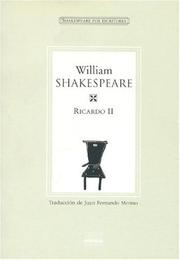 Cover of: Ricardo II by Juan Merino, William Shakespeare
