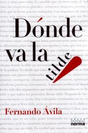 Cover of: Donde Va LA Tilde