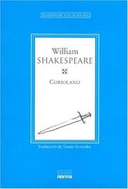 Cover of: Coroliano by Tomas Gonzalez, William Shakespeare