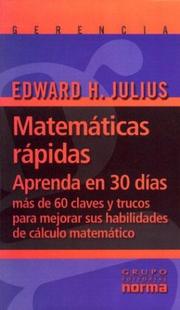Cover of: Matematicas rapidas