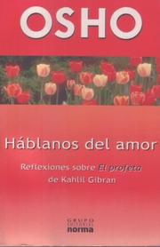 Cover of: Hablanos Del Amor by Bhagwan Rajneesh
