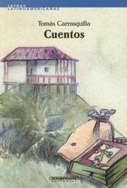 Cover of: Cuentos Tomás Carrasquilla (Letras Latino Americanas)