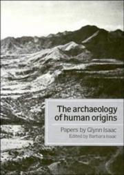 Cover of: The archaeology of human origins: papers