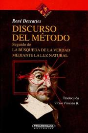 Cover of: El Discurso del Metodo (Filosofia & Politica)
