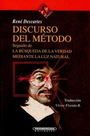 Cover of: El Discurso del Metodo (Filosofia & Politica) by René Descartes