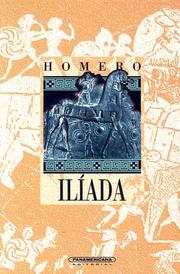 Cover of: La Iliada / The Iliad by Όμηρος, Όμηρος