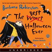 Cover of: The Best Halloween Ever CD by Barbara Robinson