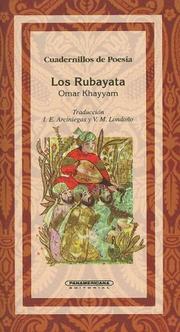 Cover of: Los Rubayata (Cuadernillos de Poesia)