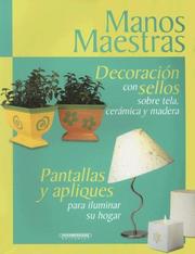 Cover of: Decoracion con Sellos: Pantallas y Apliques (Manos Maestras)