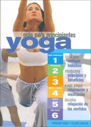 Cover of: Yoga Guia Para Principantes/ Yoga for Beginners