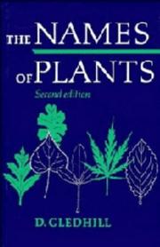 The names of plants by D. Gledhill