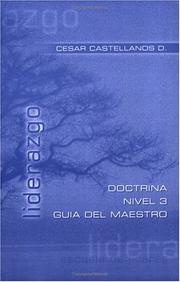 Cover of: Liderazgo by Cesar G. Castellanos, Cesar G. Castellanos