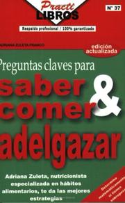 Cover of: Preguntas Claves Para Saber Comer & Adelgazar